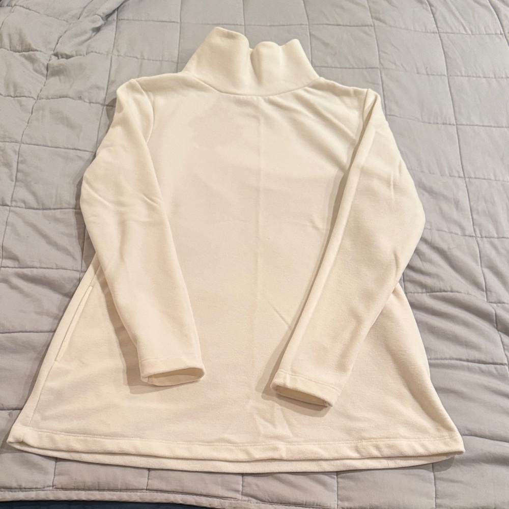 Elegant Cream Turtleneck (Long/Tunic)